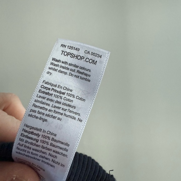 Topshop Ribbed Tee Dress - Picture 11 of 11